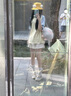 辰衣純國潮美式純棉撞色甜妹小熊短袖t恤女夏季新款oversize韓版上衣ins 白色（純棉優(yōu)質(zhì)版） M 曬單實(shí)拍圖