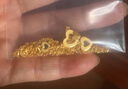 明牌珠寶七夕禮物 黃金項鏈 足金心相連愛心套鏈女禮物AFB0085工費250 42-43厘米 約4.07克 曬單實拍圖