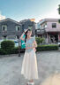 蠻丂杏色冰絲褲裙女春夏季薄款2025年新款高腰垂感休閑闊腿褲休閑褲女 M 杏色 曬單實拍圖