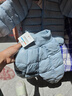 寧悠羽絨棉服嬰兒分體新款兒童棉服套裝輕薄寶寶男女童內(nèi)膽褲子二件套 淺藍色（套裝） 90 cm 曬單實拍圖