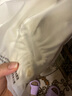 Olrain歐芮兒不規(guī)則捏褶收腰T恤女裝夏季別致設(shè)計(jì)感短袖上衣 奶茶色 L 曬單實(shí)拍圖