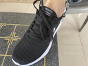 男鞋春季品牌透氣百搭時(shí)尚舒適運動(dòng)休閑鞋防滑輕便低幫軟底跑步鞋 N586黑白（網(wǎng)面） 42 曬單實(shí)拍圖