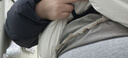 孕嬰港灣孕婦防輻射服孕婦裝內穿上班族防輻射肚兜隔離布電腦工作服防護服 銀灰色雙層防輻射腹圍+送禮包 XXL 曬單實拍圖