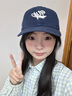 LACKPARD力可派棒球帽女秋冬時(shí)尚新款純棉軟頂鴨舌帽加大加深藏青色均碼 曬單實(shí)拍圖