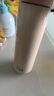 希諾（HEENOOR） 保溫杯女士304不銹鋼帶濾網茶杯清新便攜學生水杯簡約優(yōu)雅杯子 柳丁黃 370ml 曬單實拍圖