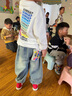 迪士尼韓版燈籠褲洋氣兒童春秋牛仔褲2025新款寶寶寬松百搭哈倫褲中小童 牛仔【燈籠褲】時(shí)尚 100 曬單實(shí)拍圖