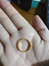 中國黃金（CHINA GOLD）黃金戒指足金碎碎金戒指女款本命年跨年禮物送女生女情人節(jié)禮物 圈號16/約3.2g 曬單實拍圖