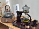 bylure品牌玻璃茶具套裝高檔茶壺茶杯家用自動(dòng)功夫茶具懶人泡茶神器 1 青灰自動(dòng)茶具+6杯+杯架+茶盤 曬單實(shí)拍圖