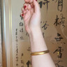 鳴鉆國際古法心經(jīng)黃金手鐲女款足金999蓮花金鐲子純金手飾送女友生日禮物 【蓮花心經(jīng)黃金手鐲】55-56圈口【約14.9g】 曬單實(shí)拍圖