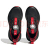 阿迪達斯（adidas）童鞋春秋款BOA旋轉(zhuǎn)按鈕運動鞋大小童跑步鞋IE4239黑/紅色 曬單實拍圖