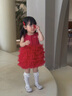 G.DUCKKIDS小黃鴨周歲禮服女寶寶連衣裙嬰兒衣服公主蓬蓬蛋糕裙兒童生日裙子 單件裙子 80 尺碼6-12月【75-85cm】 曬單實(shí)拍圖