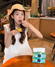 艾柔丹夏季新款小飛袖白色連衣裙女裝甜美初戀寬松時(shí)尚過膝女士長(zhǎng)裙子 白色 M 曬單實(shí)拍圖