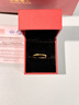 中國黃金黃金戒指女莫比烏斯足金戒指實(shí)心素戒女生日禮物情人節送女友老婆 莫比烏斯足金戒指+限定愛(ài)心禮盒 曬單實(shí)拍圖