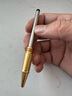 英雄(HERO)筆芯233A螺紋頭直插頭子彈頭寶珠筆芯金屬簽字筆水筆芯替芯黑色 233A直插(6支裝) 0.5mm 曬單實(shí)拍圖
