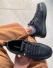 意爾康鞋子男鞋2025新款休閑皮鞋男夏季透氣軟底一腳蹬皮鞋男休閑板鞋男 黑色 39 曬單實(shí)拍圖