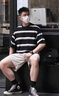 吉普（JEEP）美國(guó)正品Jeep高端薄款休閑短袖T恤衫男士夏季寬松條紋圓領(lǐng)打底衫 黑色 薄款 【官方正品】 XL 【適合145斤左右】 曬單實(shí)拍圖