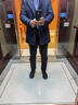 弗朗西保羅（FULANLE PAULO）高端男士風(fēng)衣外套2025新款薄款休閑上衣中短款商務(wù)裝通勤扣板衣服 藍色 XL (180) 曬單實(shí)拍圖