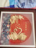 御時(shí)居足金天鵝結(jié)婚禮物送新人新娘閨蜜朋友新婚高級(jí)創(chuàng)意輕奢的高檔擺件 心心相印天鵝-輕奢金箔30*30厘米 曬單實(shí)拍圖