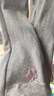 戴維貝拉女童褲子春裝兒童洋氣打底褲小童寶寶休閑微喇褲 曬單實(shí)拍圖