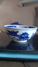 景典景德鎮(zhèn)餐具套裝碗單個(gè)中式復(fù)古青花瓷碗中國(guó)的創(chuàng)意簡(jiǎn)約家用陶瓷碗 6英寸梧桐面碗2個(gè) 曬單實(shí)拍圖