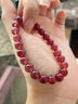 世福星草莓晶水晶手鏈女桃花粉水晶手串旺姻緣本命年情侶禮物送女友閨蜜 深粉-8A收藏級草莓晶6MM 附證書(shū) 曬單實(shí)拍圖