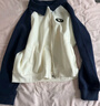 品彩（PinCai）衛衣外套女復古港風(fēng)休閑開(kāi)衫插肩袖外穿上衣P143W1003 曬單實(shí)拍圖