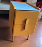 臥室床頭柜臥室2025新款小型家用收納柜超窄極窄邊創(chuàng  )意小床頭柜 橙色【實(shí)木款】雙抽 48cm高 30cm寬*40cm厚 曬單實(shí)拍圖