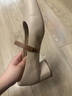 他她tata白色瑪麗珍鞋女2025牛皮粗跟單鞋女鞋小皮鞋7AC09AQ5杏色 37 曬單實拍圖
