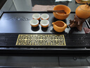 茗石齋茶盤實(shí)木2025年新款家用辦公輕奢簡(jiǎn)約整塊天然黑檀木大小型號(hào)茶臺(tái) 尺寸：80*40*4.5CM 曬單實(shí)拍圖