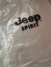 JEEP SPIRIT2024新款純棉短袖T恤男圓領寬松薄款男士夏季休閑半袖體恤打底衫 DX卡其+鐵灰 4XL (建議165-180斤) 曬單實拍圖