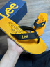 Lee人字拖男2026夏季新款涼鞋戶(hù)外沙灘夾腳涼拖防滑軟底輕便男士拖鞋 黃色 41 曬單實(shí)拍圖