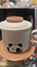 一品仟堂輕奢熊貓茶杯辦公室泡茶杯茶水分離杯高檔陶瓷茶咖一體杯咖啡杯子 熊貓萌寵茶咖杯（配杯墊） 225ml 曬單實拍圖