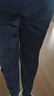 啄木鳥【兩條裝】冰絲褲男夏季薄款男士休閑直筒速干寬松大碼男裝長褲子 1823直筒黑色+灰色 4XL 【155-170斤】 曬單實拍圖