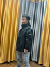 左西男童外套沖鋒衣防水兒童戶外服春裝2025新款男孩上衣 黑色 150 曬單實(shí)拍圖