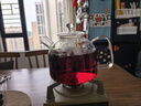 一屋窯制加厚大容量1800ML可直火煮茶燒水壺高硼硅耐熱玻璃煤氣電陶爐專用 加厚耐熱1800ML+6個(gè)150ML直身杯 曬單實(shí)拍圖