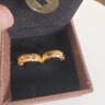 GIOIO胖東來(lái)品質(zhì)鍍金包銀耳環(huán)24K仿黃金女滿(mǎn)天星耳圈耳扣復古送媽媽 曬單實(shí)拍圖