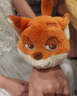 迪士尼（Disney）毛絨玩具手環(huán)公仔玩偶兒童生日禮物女 瘋狂動物城尼克狐貍啪啪圈 曬單實拍圖