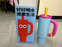 chakolab和序巨無霸大容量吸管杯可外帶學生便攜不銹鋼水杯辦公室霸王杯 玫瑰雪球+橙子海洋1.05L 曬單實拍圖