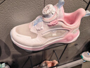 安踏兒童運動(dòng)鞋男女小童跑步鞋2026春季新款魔術(shù)貼緩震舒適跑鞋籃球鞋 【女款】暮山紫/安踏白-4 32 曬單實(shí)拍圖