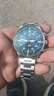 西鐵城（CITIZEN）手表光動(dòng)能腕表 不銹鋼覆BIP表殼 經(jīng)典復古時(shí)尚夜光運動(dòng)男士手表 CA0690-88L 藍盤(pán)鋼帶 曬單實(shí)拍圖