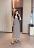 百麗踏法式套趾水鉆涼拖鞋女夏外穿2025新款仙女風(fēng)配裙子平底羅馬沙灘鞋 銀色 37 法式套趾水鉆涼拖鞋 曬單實(shí)拍圖