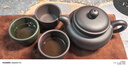 眷砂堂宜興紫砂壺純手工名家泡茶壺家用功夫茶具原礦紫茄泥刻繪大亨仿古 百目紫茄泥仿古 330ml 曬單實(shí)拍圖
