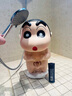 拉布布蠟筆小新洗澡雨衣頂正版潮玩手辦桌面擺件動(dòng)漫周邊生日禮物 洗澡小新14cm【送浴帽+內(nèi)褲】 曬單實(shí)拍圖