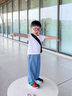 G·DUCK KIDS小黃鴨男童牛仔褲薄款防蚊褲2025夏季新款兒童裝中大童休閑長(zhǎng)褲子 男童微笑天絲牛仔防蚊褲 120 適合身高115cm左右 曬單實(shí)拍圖
