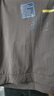 皮爾卡丹（pierre cardin）純棉圓領(lǐng)長(zhǎng)袖衛(wèi)衣女輕奢時(shí)尚寬松百搭2025新款春秋印花顯瘦上衣 灰色【時(shí)尚英文】 L(建議115-130斤) 曬單實(shí)拍圖