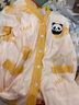 晴碧琳月子服春秋款產(chǎn)后產(chǎn)婦哺乳睡衣女空調房產(chǎn)婦家居服兩件套月子服【黃熊貓】XL【建議體重120-140斤】 曬單實(shí)拍圖