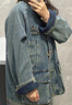 DZZIT地素棉服2025春季新款燈芯絨水洗工藝精致上衣女3J1RB051S 藍色 M 曬單實拍圖