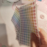 彩色圓點(diǎn)貼紙幼兒園空白可手寫彩色波點(diǎn)標(biāo)簽圓形自粘性封口不干膠帖紙可粘貼小尺寸小圓點(diǎn)小標(biāo)簽貼自粘 圓形8mm彩色1包/共675貼（各種筆都可寫） 曬單實(shí)拍圖