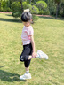 巴拉巴拉童裝兒童七分褲女童2025夏季薄款中大童速干褲子運動(dòng)褲潮 黑色-吸汗速干 120 曬單實(shí)拍圖