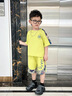 G.DUCKKIDS小黃鴨童裝男童夏季套裝短袖t恤夏裝兒童衣服寶寶夏天男孩體恤 淺綠色套裝 110 (建議98-105cm 3-4周歲） 曬單實拍圖